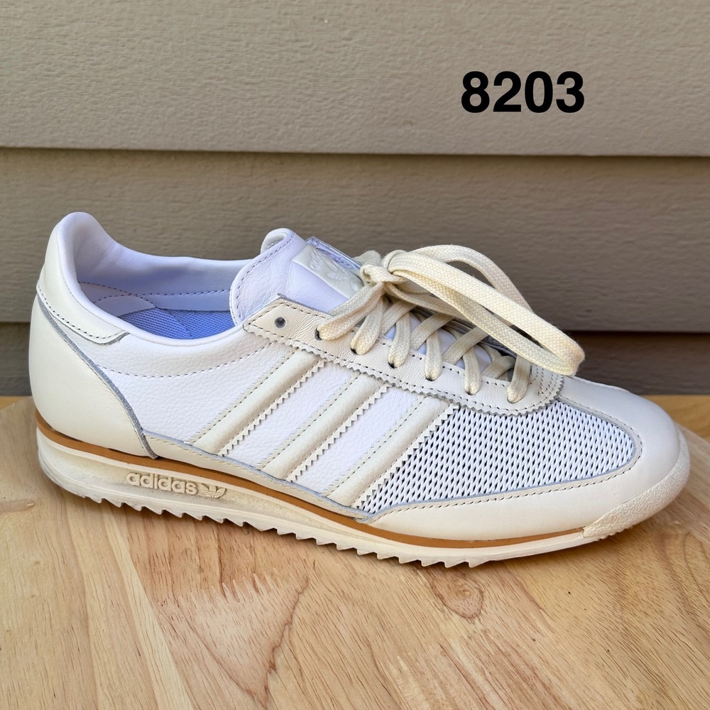 Adidas SL 72 OG White Cream Leather Mesh Sneakers JH9887 Womens 7.5